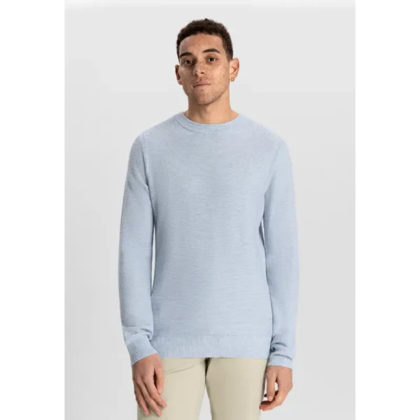 405566-NOS_646_1 DSTREZZED Trui 405566-NOS Licht Blauw