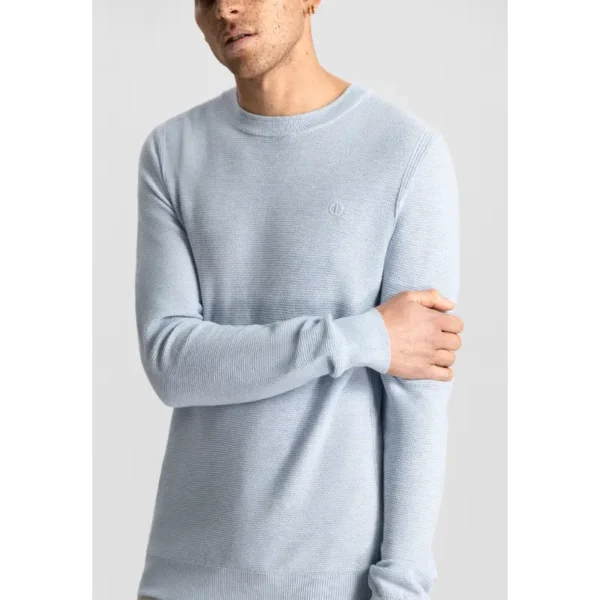 405566-NOS_646_3 DSTREZZED Trui 405566-NOS Licht Blauw