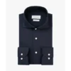 PROFUOMO Japanese Knit Overhemd PP2HC10010 Donkerblauw