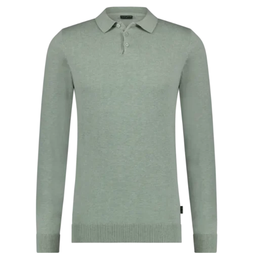 Saint Steve Polo LM 19478 Berend NOS Green Mist Melange