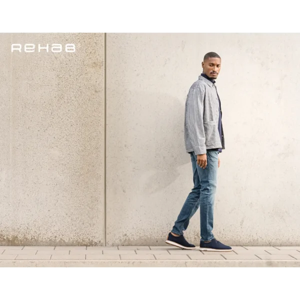 Rehab Schoenen Nolan Knit Dark Blue