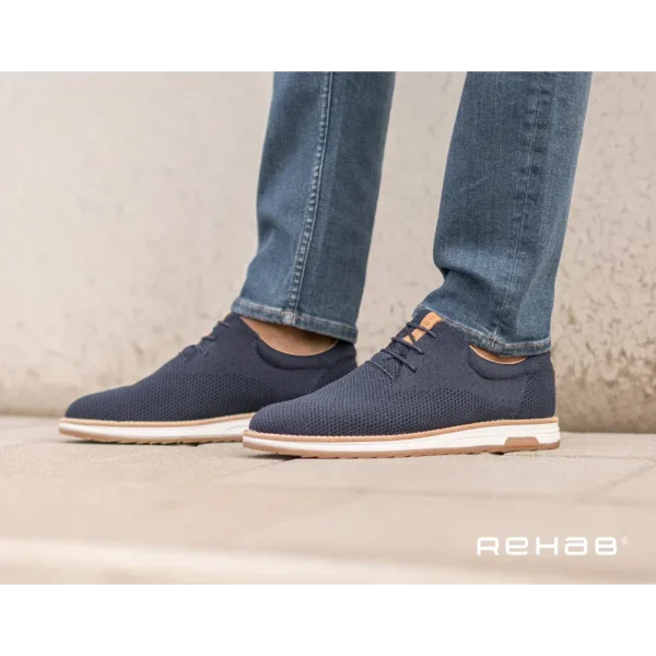 Rehab Schoenen Nolan Knit Dark Blue