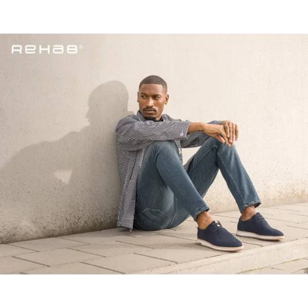 Rehab Schoenen Nolan Knit Dark Blue