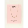 My Jewellery Ketting Three Hearts MJ01901 Goud