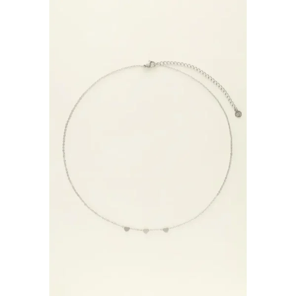 product_images-necklace_with_three_hearts5 My Jewellery Ketting Three Hearts MJ01901 Zilver