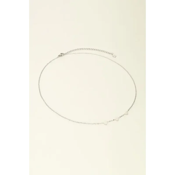 product_images-necklace_with_three_hearts7 My Jewellery Ketting Three Hearts MJ01901 Zilver