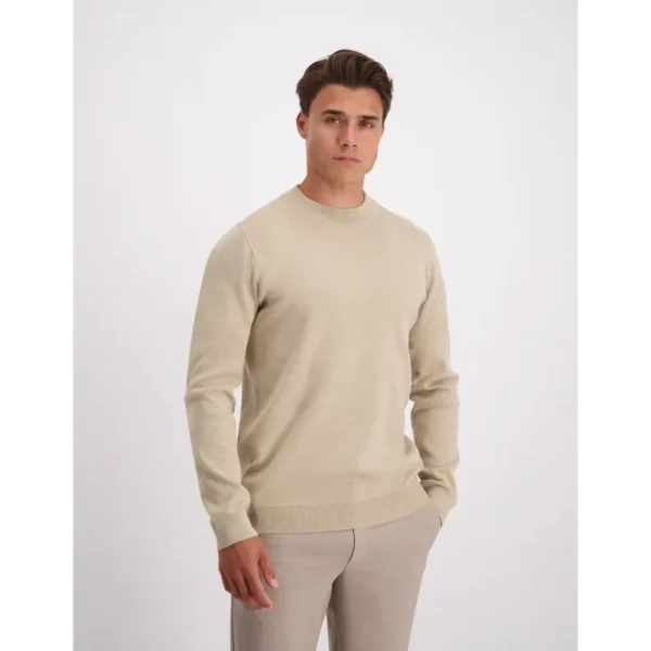 Saint Steve Trui Mock Neck 211219 Jorrit Beige Melange Saint Steve Trui Mock Neck 211219 Jorrit Beige Melange