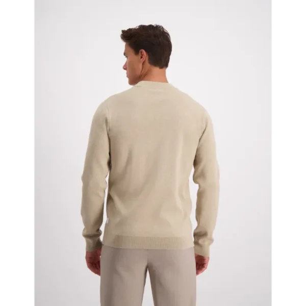 Saint Steve Trui Mock Neck 211219 Jorrit Beige Melange Saint Steve Trui Mock Neck 211219 Jorrit Beige Melange