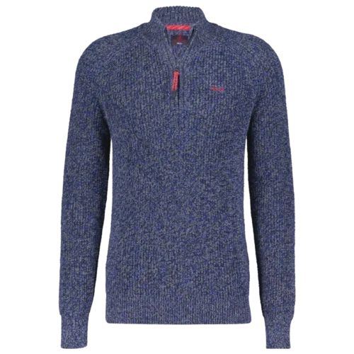NZA Trui Halfzip 23HN465 Blauw