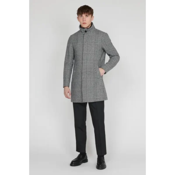 MATINIQUE Mantel 30206869 Maharvey Zwart Ruit 300275