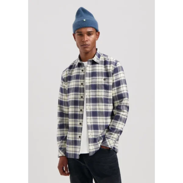 303792_639_1 DSTREZZED Overhemd 303792 - 639 Blauw