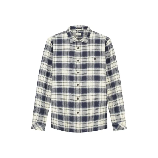 303792_639_50 DSTREZZED Overhemd 303792 - 639 Blauw