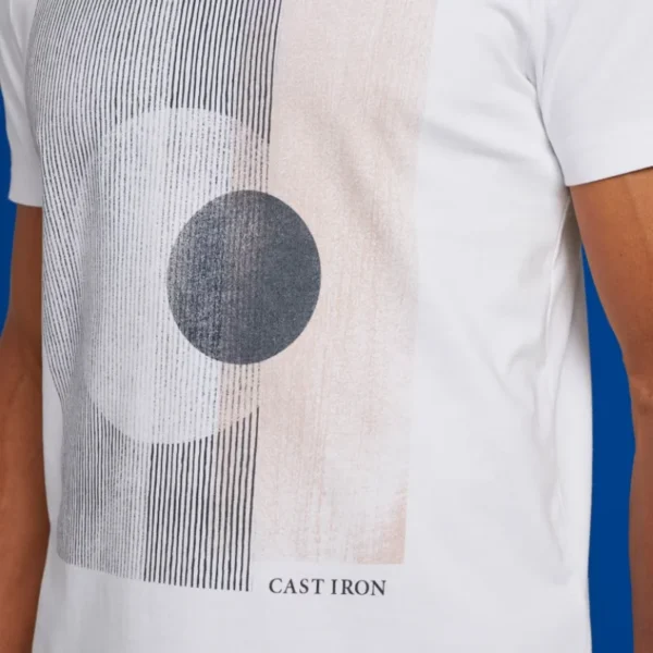 Cast Iron T-Shirt CTSS2308582 Wit Cast Iron T-Shirt CTSS2308582 Wit