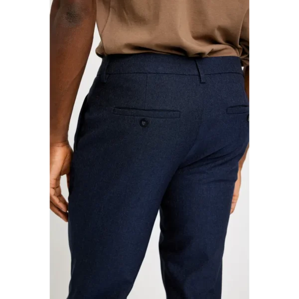Josh_438_Blue_Melange_30878_DETAIL_3 PLAIN Broek Josh 30878 Blue Melange