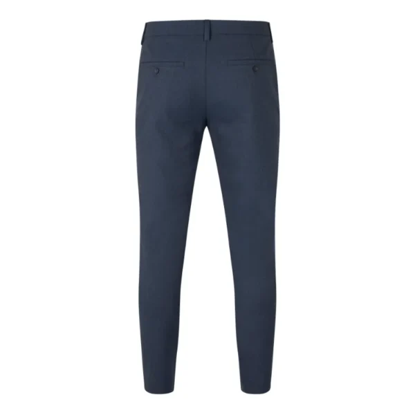 Josh_438_Blue_Melange_30878_GINE_BACK PLAIN Broek Josh 30878 Blue Melange