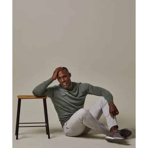 PPUJ30006F_100 PROFUOMO Trui Ronde Hals PPUJ30006F Groen