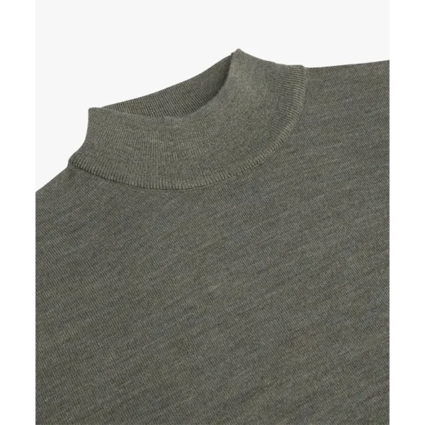 PPUJ30006F_102 2 PROFUOMO Trui Ronde Hals PPUJ30006F Groen