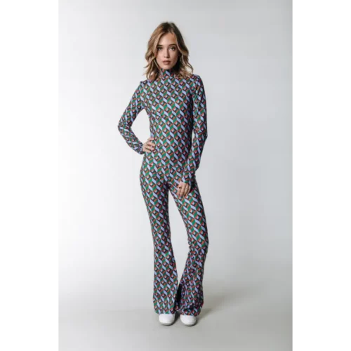 Colourful Rebel Broek 'Graphic' WP115029 Multicolour