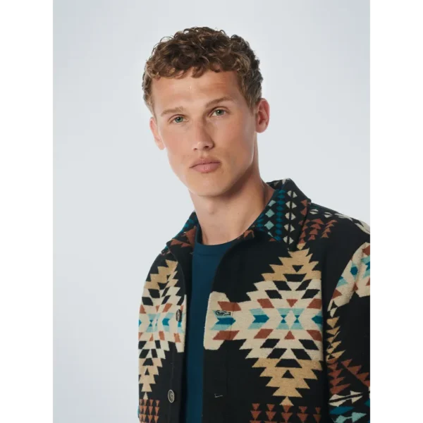 NO EXCESS Overshirt 21510905 Zwart