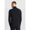 DSTREZZED Trui Halfzip 405602 Donkerblauw