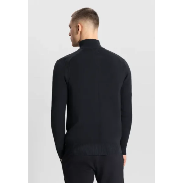 DSTREZZED Trui Halfzip 405602 Donkerblauw