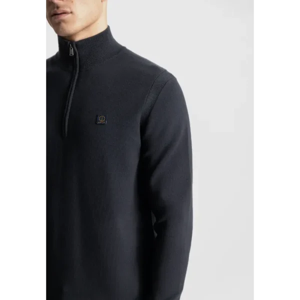 DSTREZZED Trui Halfzip 405602 Donkerblauw