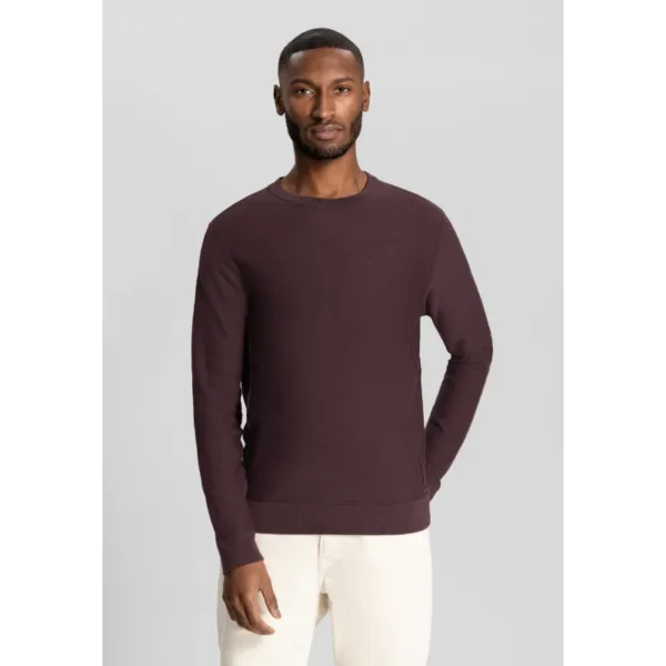 405628_425_1 DSTREZZED Trui Halfzip 405628 - 425 Bordeaux