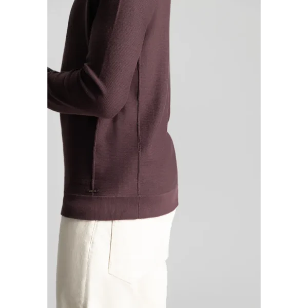 405628_425_3 DSTREZZED Trui Halfzip 405628 - 425 Bordeaux