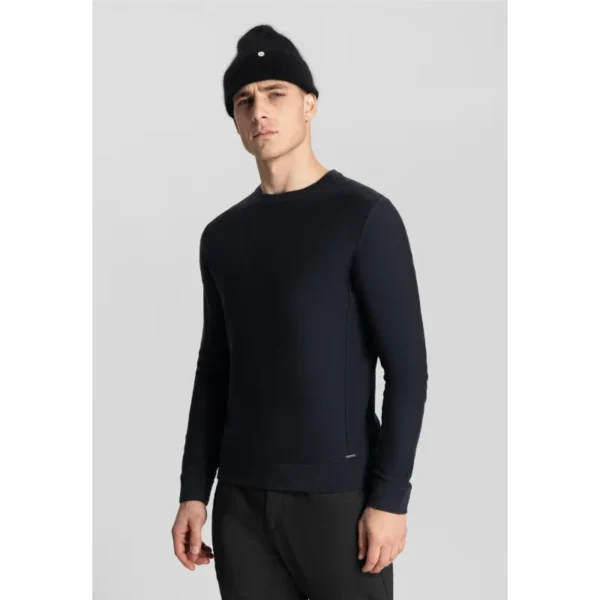 405628_994_1 DSTREZZED Trui 405628 - 994 Donkerblauw