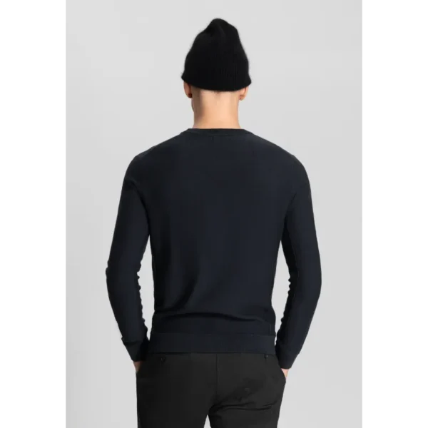 405628_994_2 DSTREZZED Trui 405628 - 994 Donkerblauw