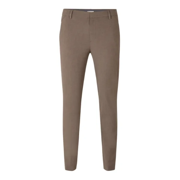 Josh_315_Mud_Melange_30927_GINE_FRONT PLAIN Broek Josh 30927 Mud Melange