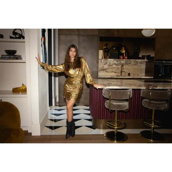 Studio Amaya Jurk Dreamy Goud