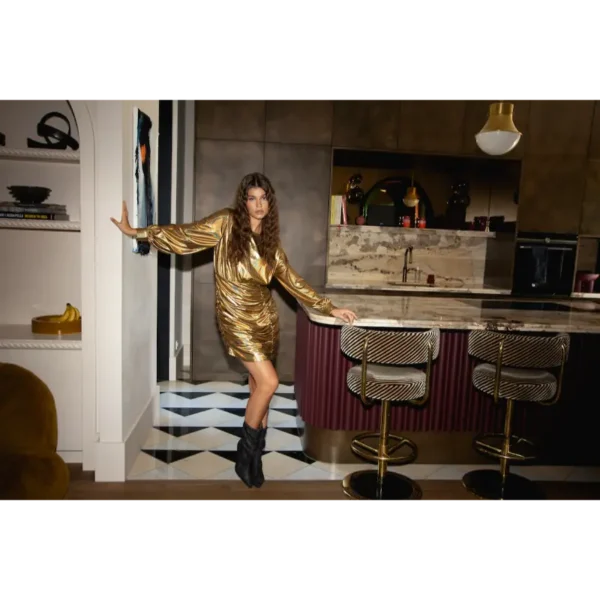 Studio Amaya Jurk Dreamy Goud