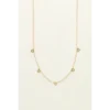 My Jewellery Ketting met drie hartjes MJ09230 Goud