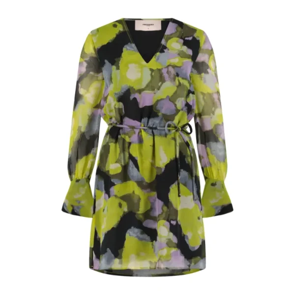 Freebird-Ico_winter-2023_1614_Day Wv-Abstr-Chif-Pes-23-4 (1) Freebird Jurk Day Groen