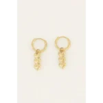 My Jewellery Oorbellen Three Hearts MJ06708 Goud