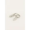 My Jewellery Oorbellen Three Hearts MJ06708 Zilver