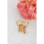 My Jewellery Oorbellen Three Hearts MJ06708 Goud