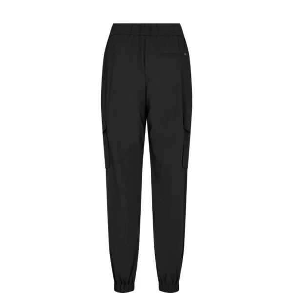 AW23-156990-801_2_MMPammy_Izzy_Pant_Black Mos Mosh Broek Pammy 156990 Zwart