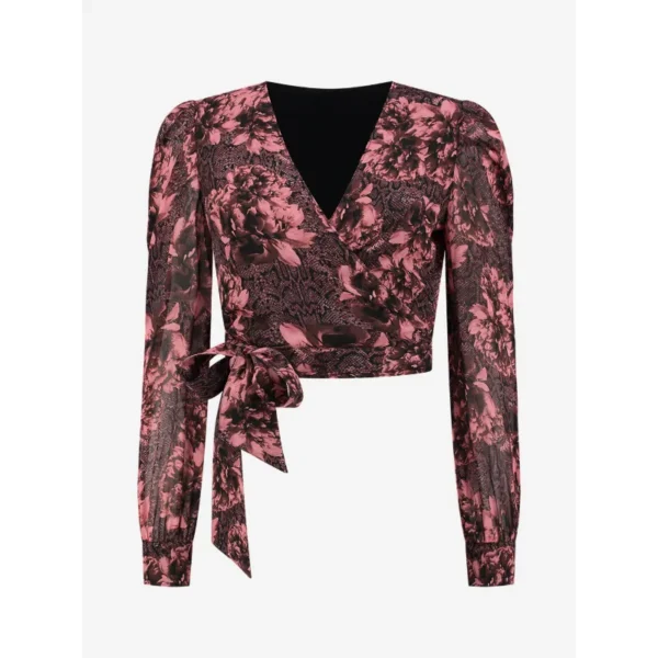 N6609-2401_4506_1 Nikkie Blouse N6-609 2401 4506 Paars