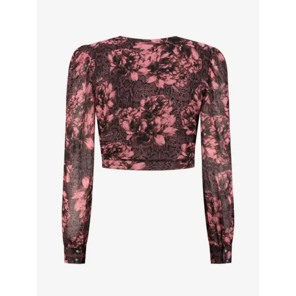 N6609-2401_4506_3 Nikkie Blouse N6-609 2401 4506 Paars