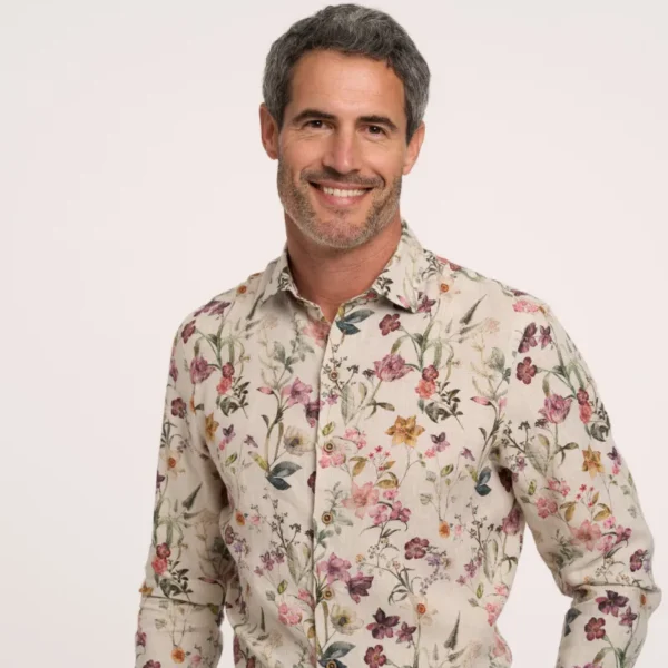 R2 Overhemd 124.WSP.134 Beige