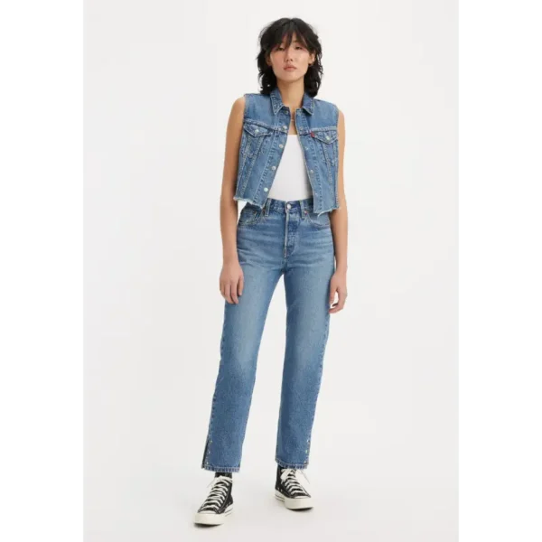 1e2892495d914722b010abe0a680f400 LEVI'S Jeans 501 Crop 36200-0312 Blauw