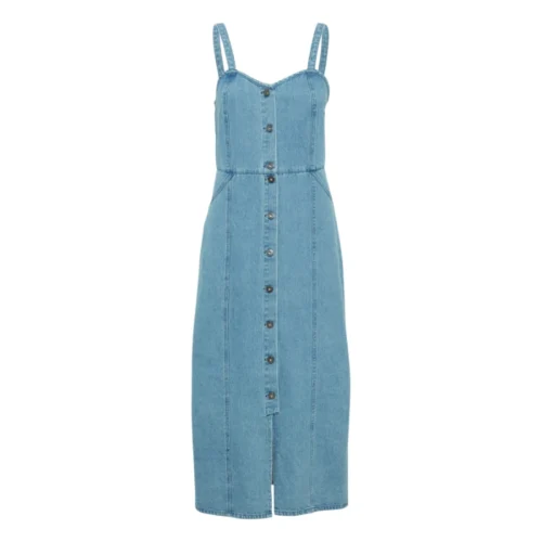 Ichi Jurk Ihconcor Medium Blue Denim