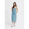 Ichi Jurk Ihconcor Medium Blue Denim