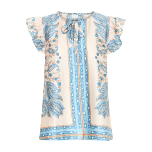 Ichi Blouse Ixmaya Placid blue