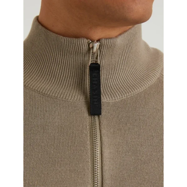 3115337015-E54_chasin_detail_2 CHASIN Trui 3115337015 Olijfgroen