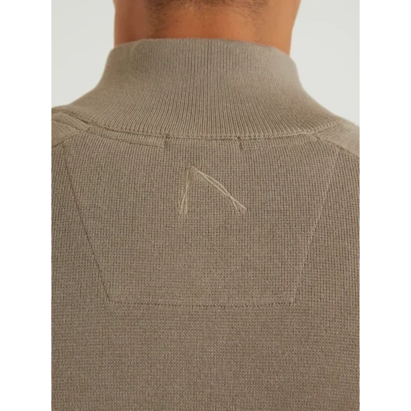 3115337015-E54_chasin_detail_5 CHASIN Trui 3115337015 Olijfgroen