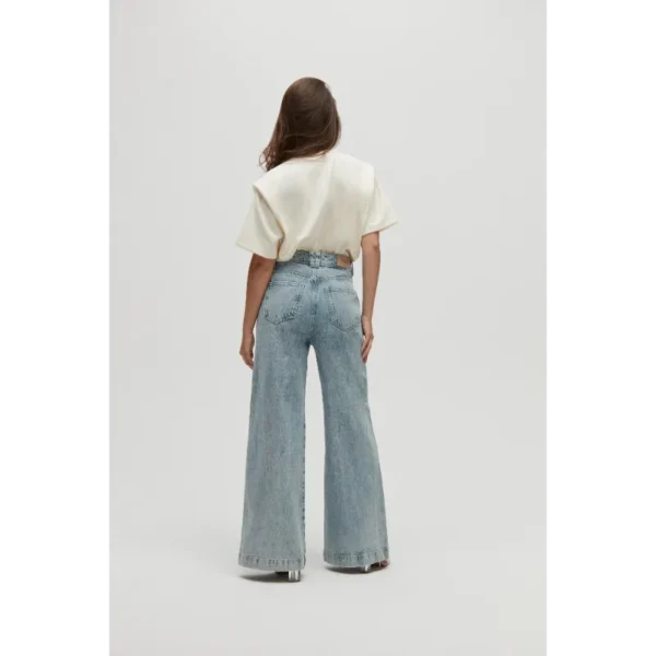 HOMAGE_SS24_H-CS24M21PalazzoJeansWithBigPockets_139,99_H-CS24M76TopWithShoulderDetail_79,99(2)-2017 Homage Jeans H-CS24M21 Palazzo Vintage Blue