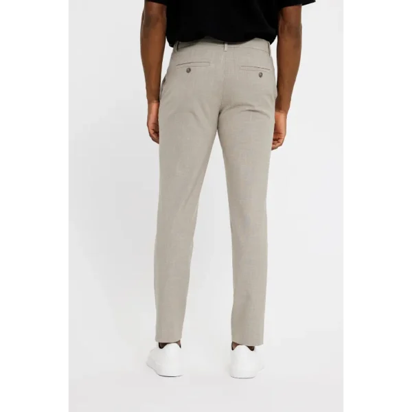 Josh_396-Sand_Melange-30658-30977_BACK PLAIN Broek Josh 30658 Sand Melange